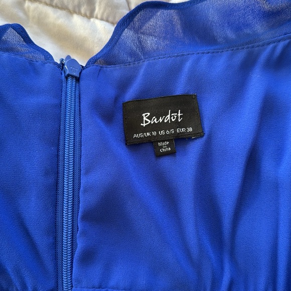 Bardot Maxi Dress in Blue - Picture 9 of 10